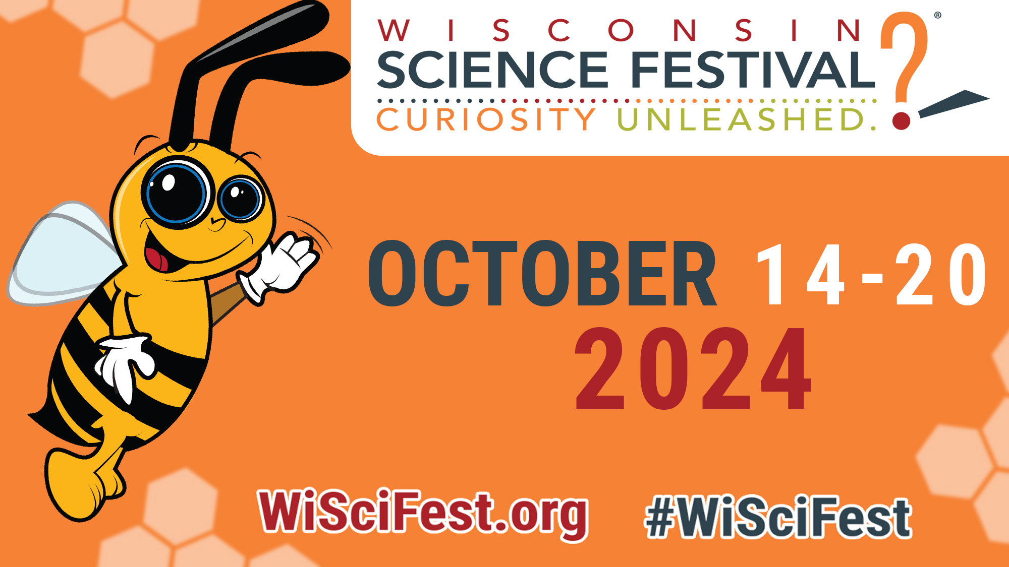 Wisconsin Science Festival Beesly Mascot